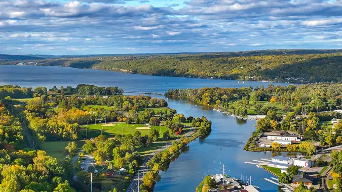 Ithaca scenery for off-site lodging